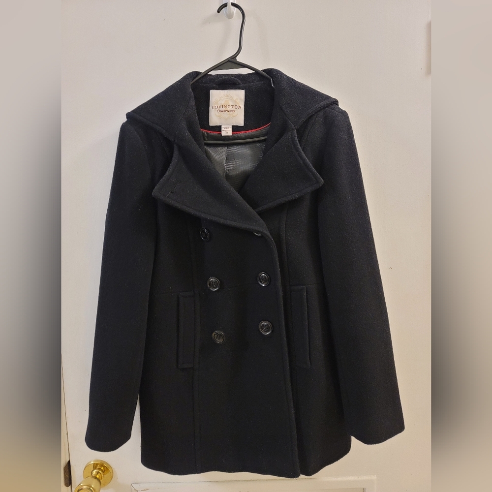 Black Covington Peacoat Small